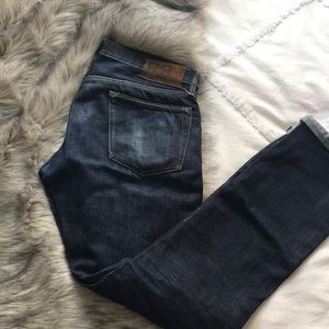 RRL dark wash jeans